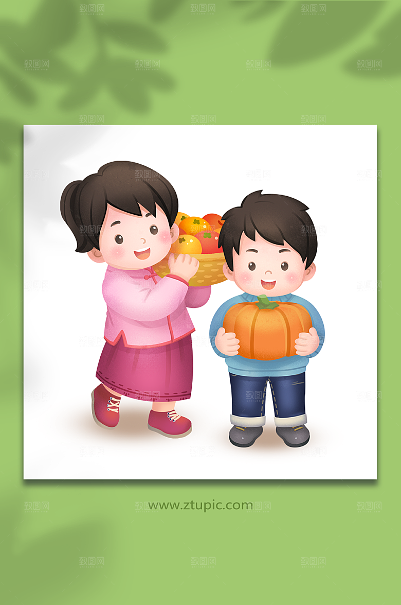 新农村乡村振兴战略农民插画
