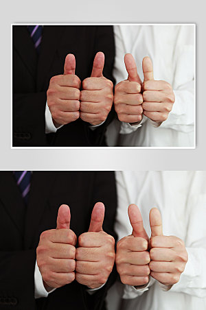 原创点赞竖大拇指企业人物摄影图片