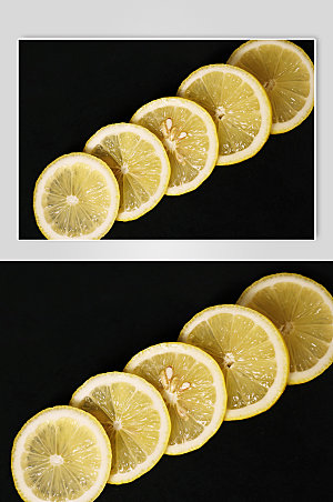 现代水果摄影图柠檬照片小清新图片