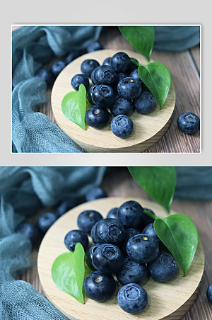 蓝莓照片水果摄影图夏日图片