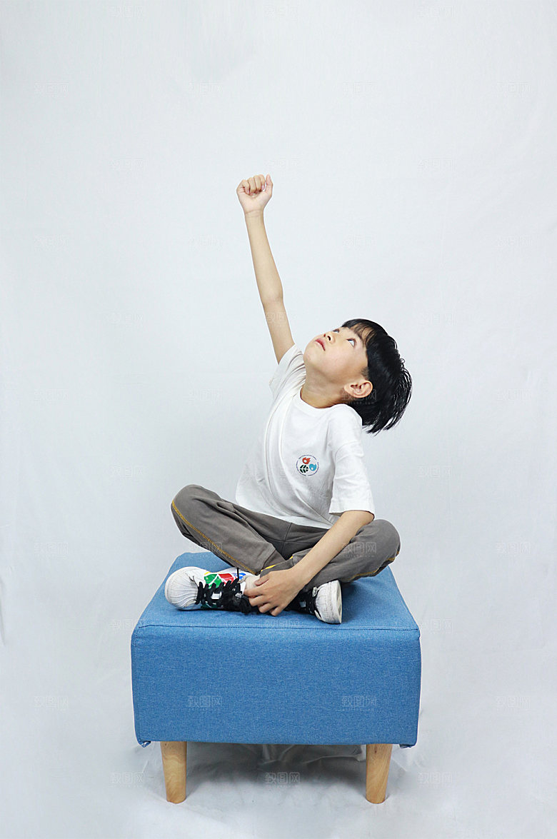超人加油男孩人物摄影照