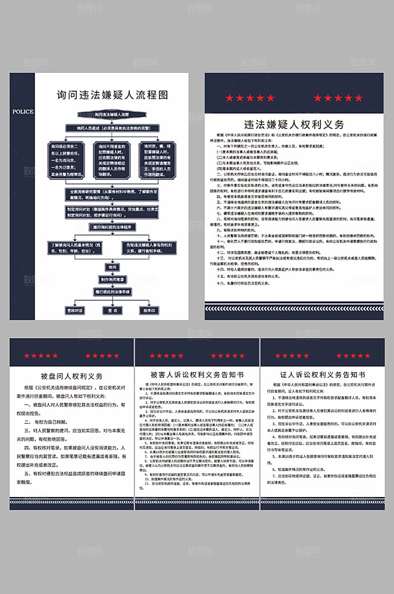 公安局派出所管理制度牌设计