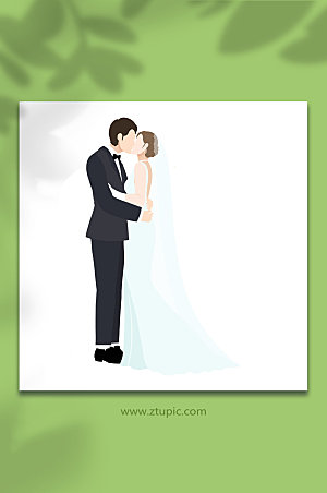 婚礼人物海报素材