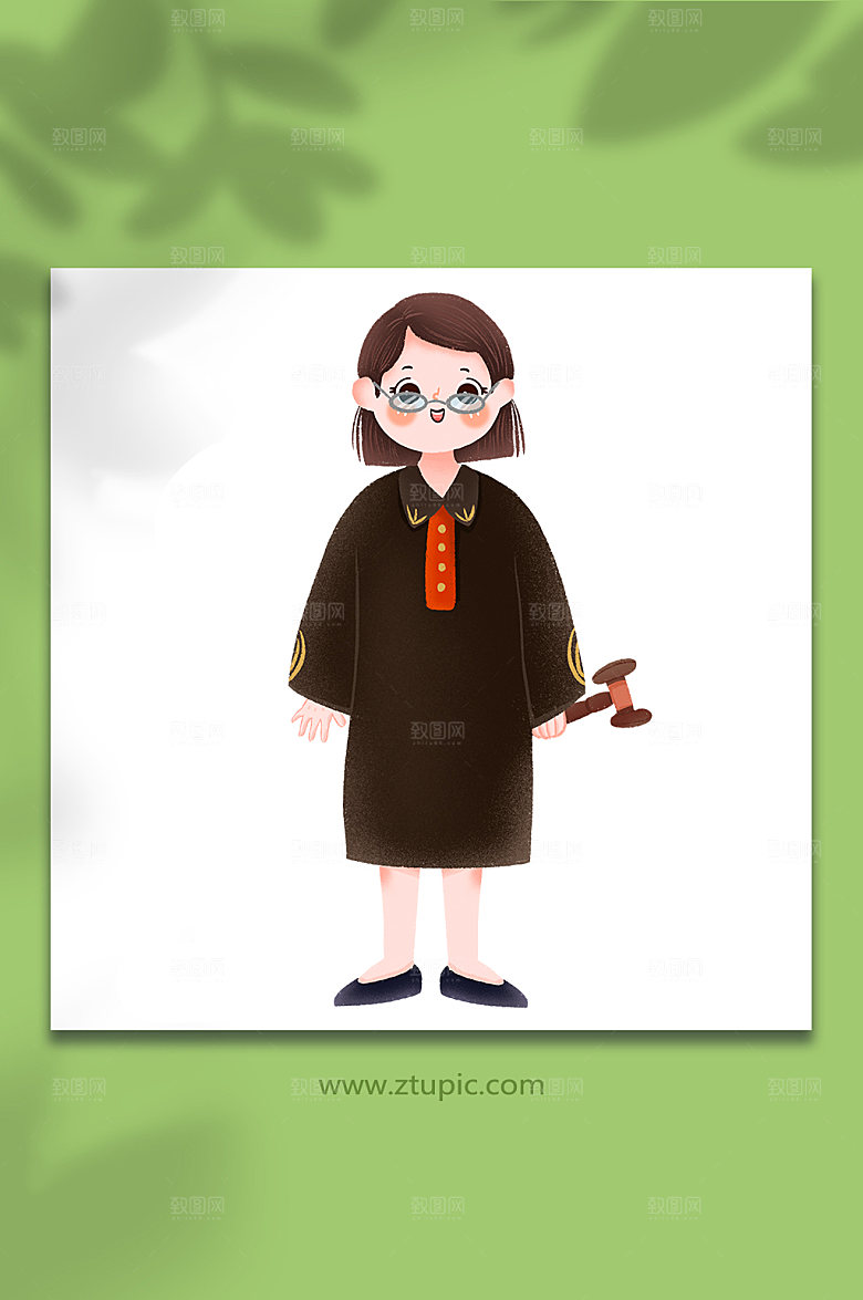 全国律师咨询日人物插画设计