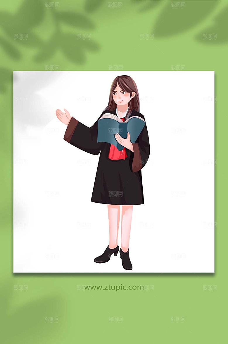 全国律师咨询日插画人物元素