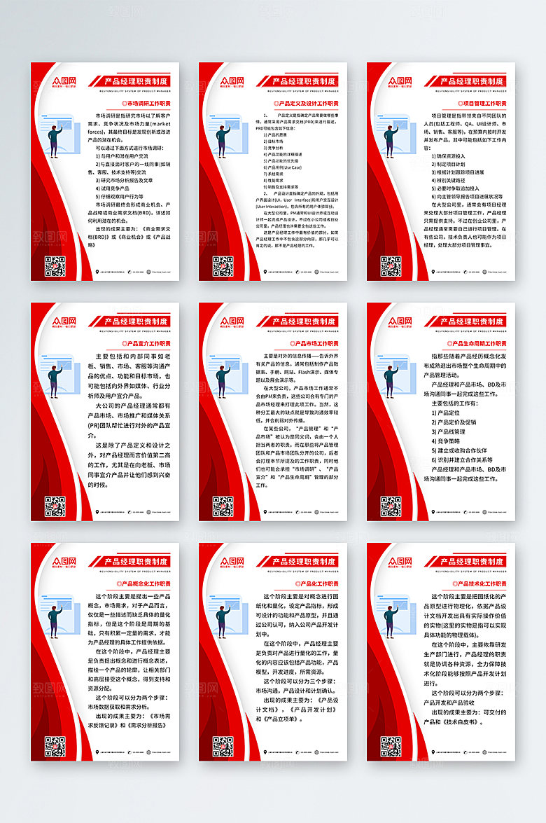 岗位职责产品经理制度牌设计