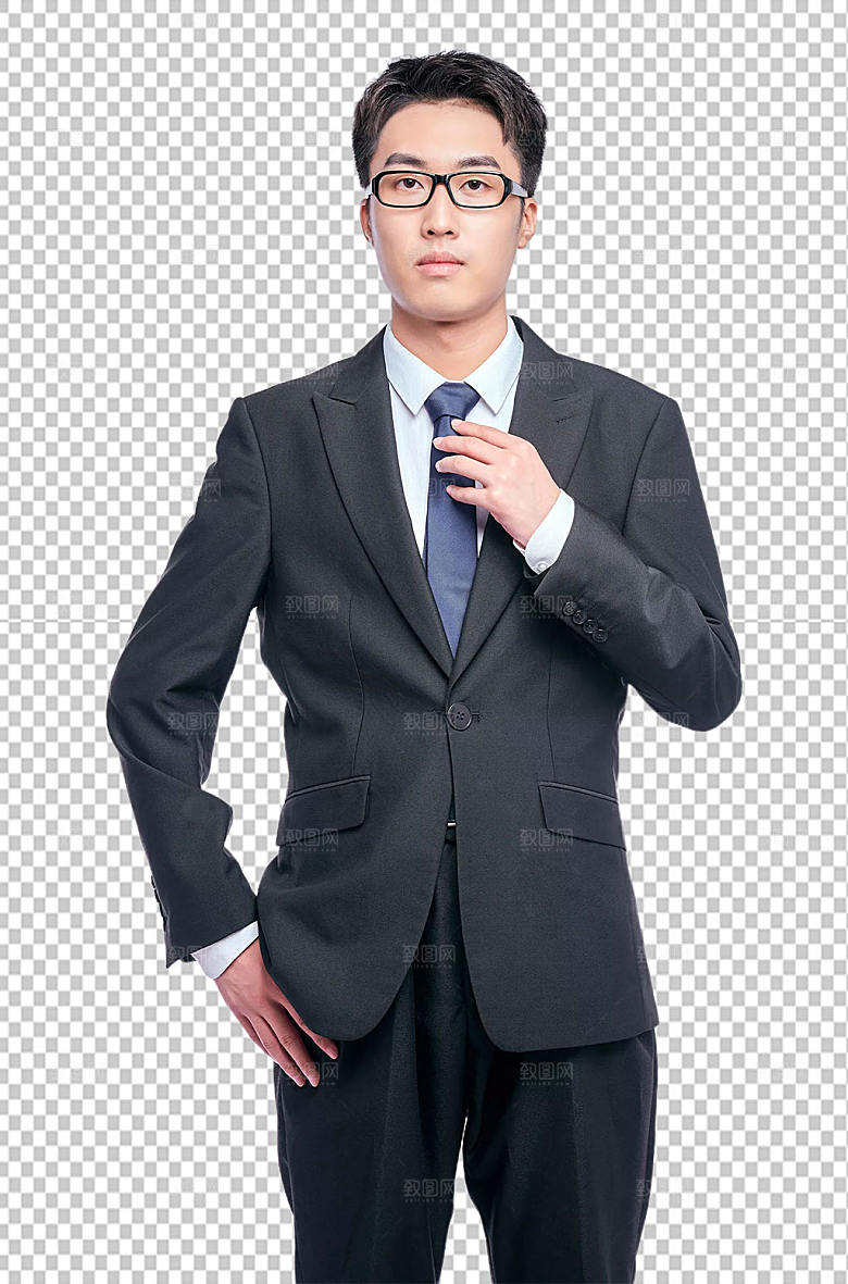 男士商务职业人物摄影免抠图