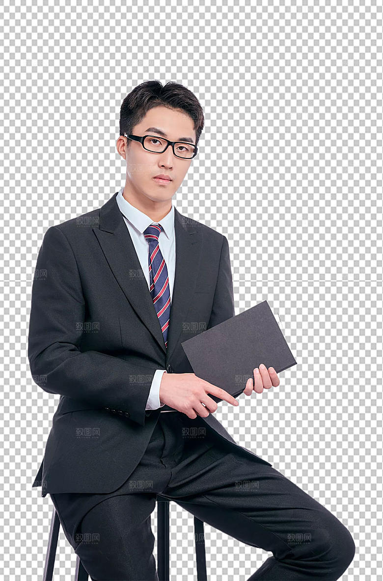 成功男士人物摄影免抠图