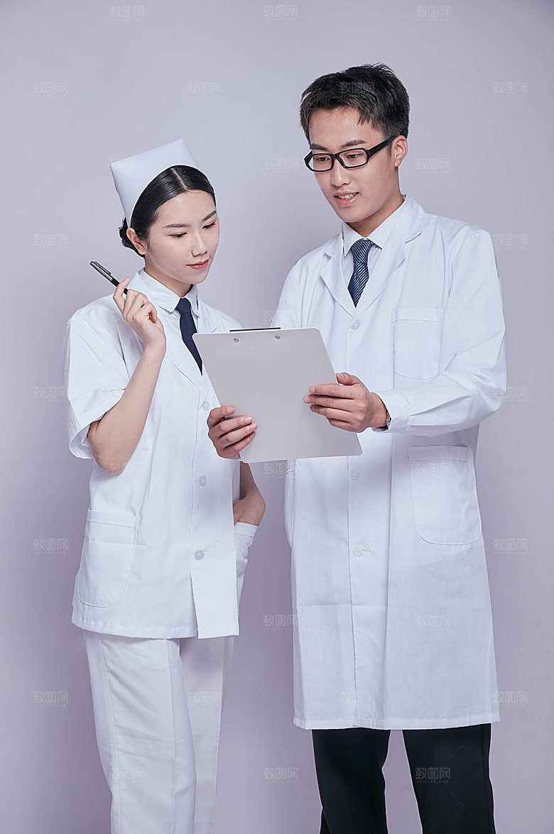 医生护士组合摄影图片