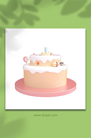 蛋糕甜品美食C4D模型
