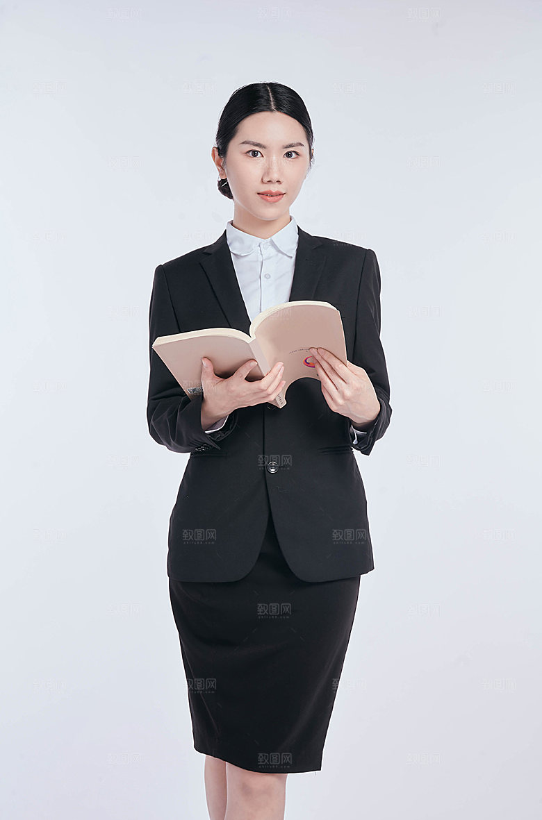 商务精英白领职业人员摄影图