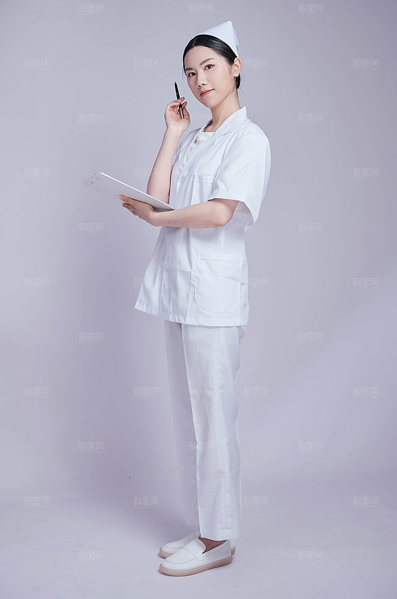 护士白衣天使人物摄影图片