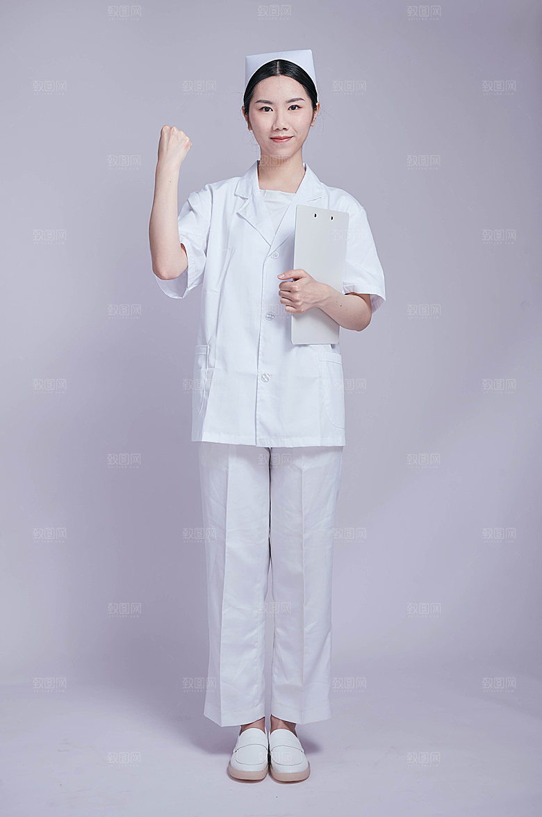 护士白衣天使人物摄影图