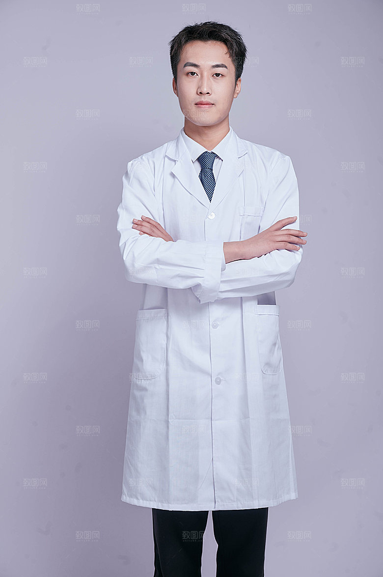 高清白大褂医生人物摄影图片