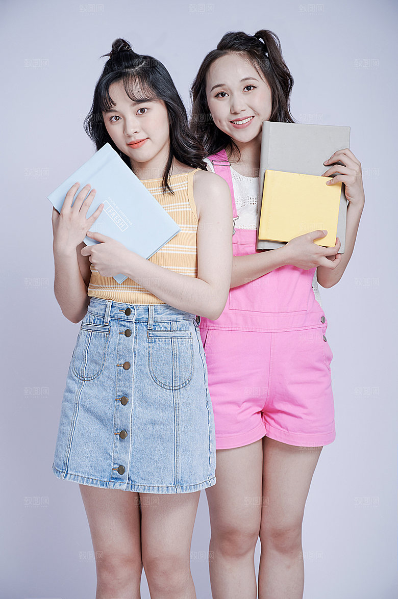 闺蜜女生学生精修照片