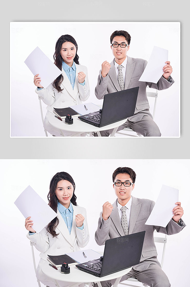 商务会谈商务合作商业摄影图
