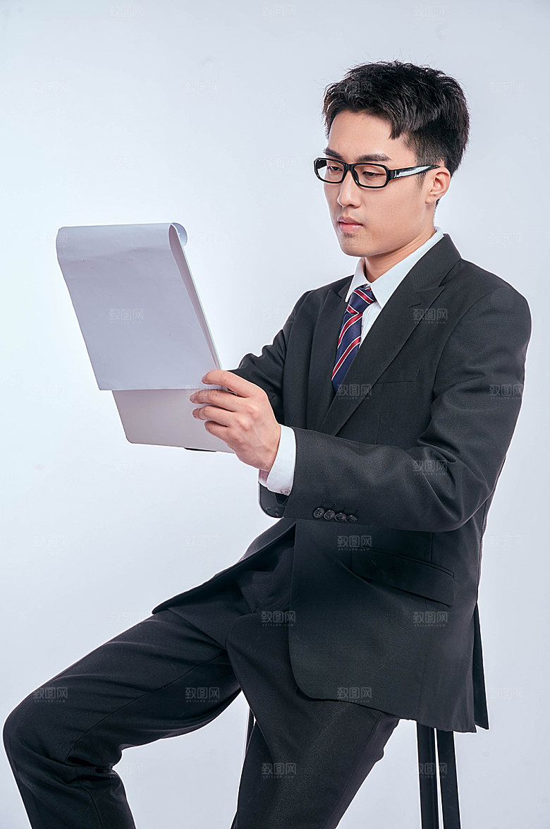 商务人员办公商业摄影图