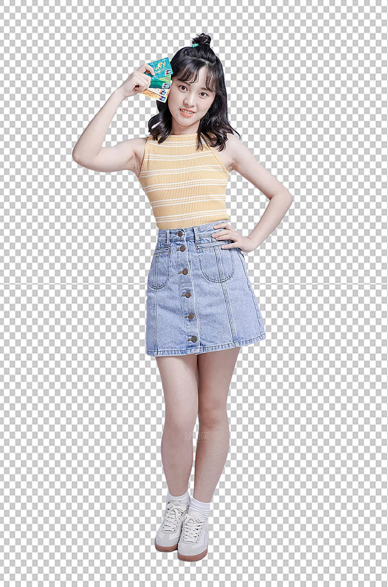 女生拿银行卡金融摄影图