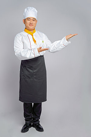 餐饮厨师服人物摄影图片