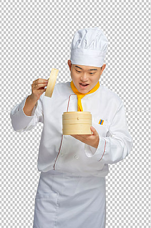 众图网厨师摄影图单人