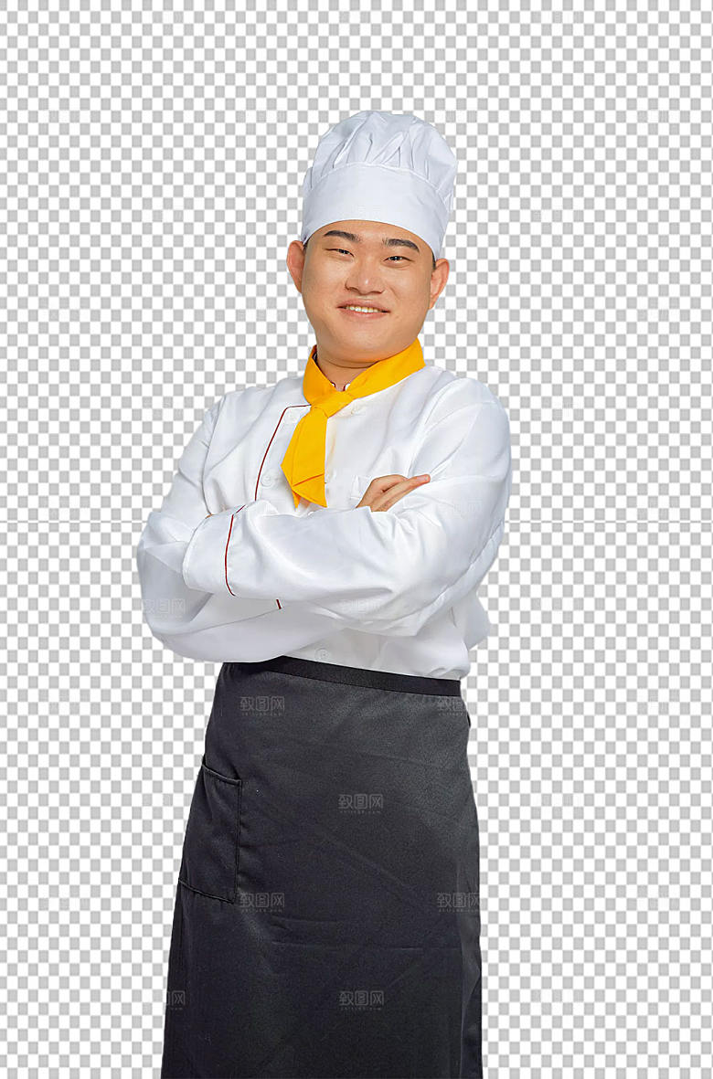餐饮商业厨师服人物摄影图片