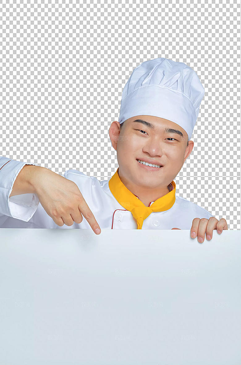 餐饮商业厨师服人物图片