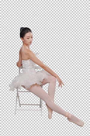 芭蕾舞舞蹈女孩免抠png摄影图