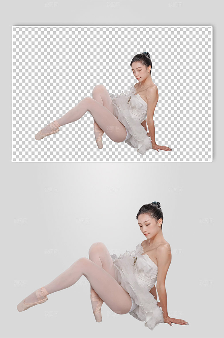 时尚舞蹈女孩免抠png精修摄影图