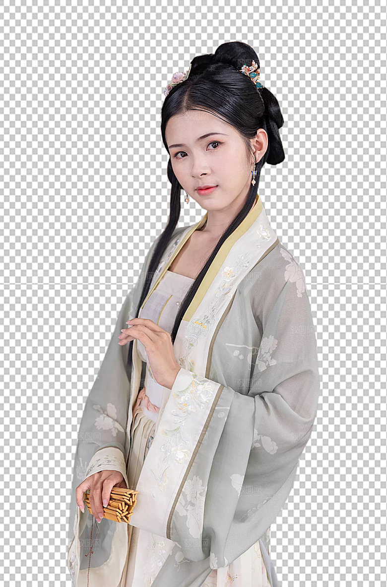 古风汉服女性国潮免抠png摄影图