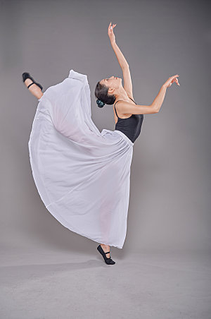 芭蕾舞跳舞舞蹈人物精修摄影图片