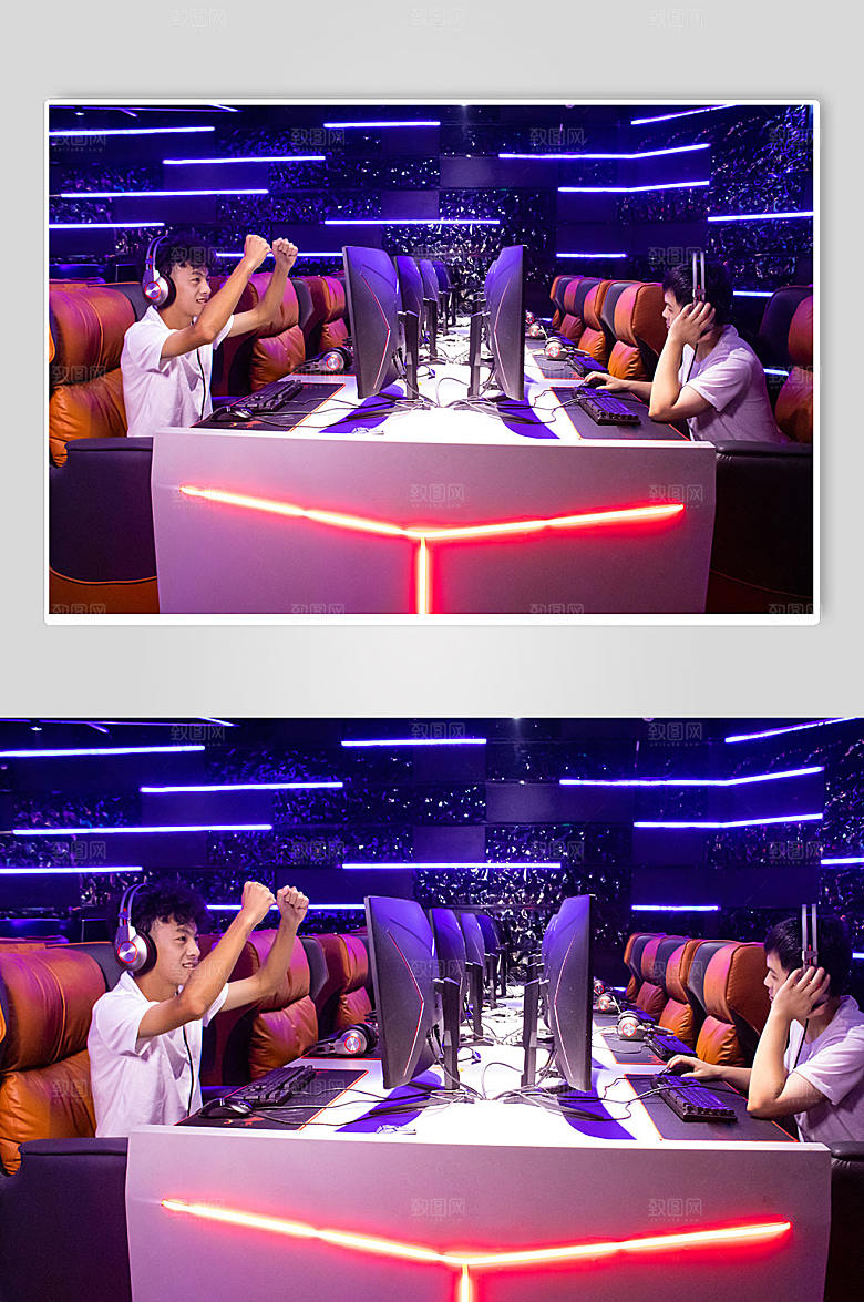 时尚电竞VR元宇宙宣传人物摄影图片