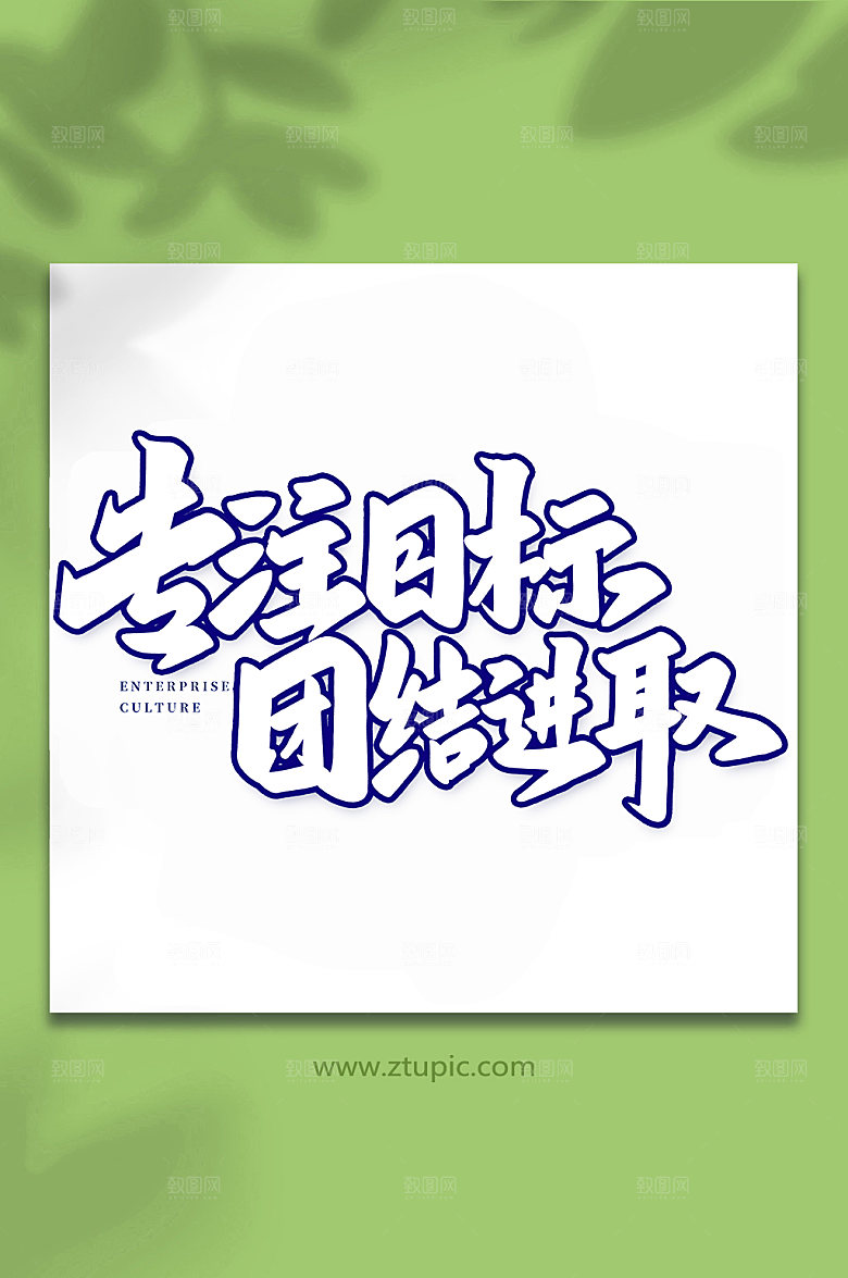 高端专注目标书法艺术字体设计