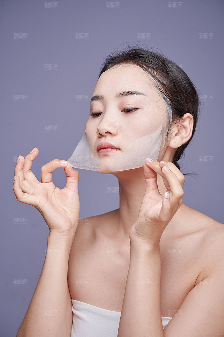 高端美妆美容护肤人物摄影图片