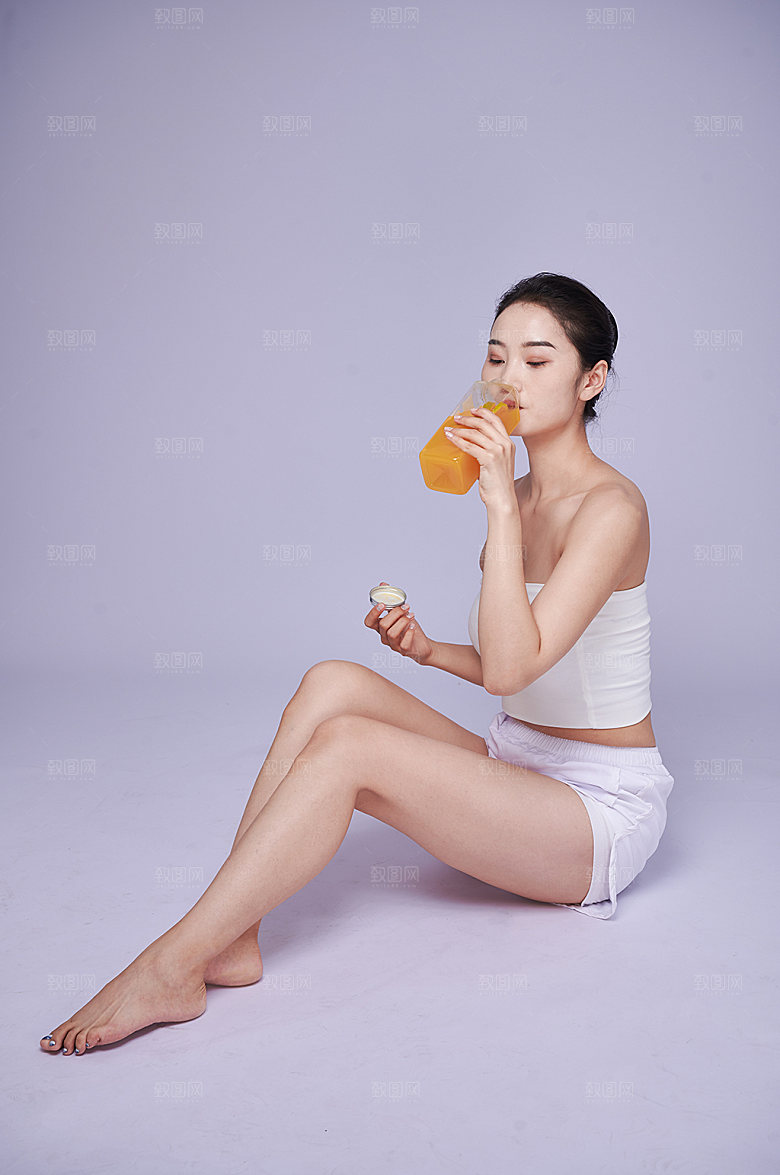 美容美体瘦身减肥人物摄影图片