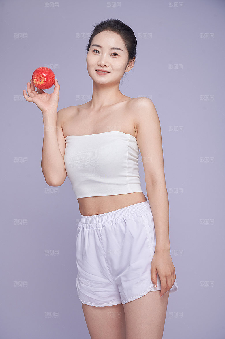瘦身健康减肥人物原创摄影图片