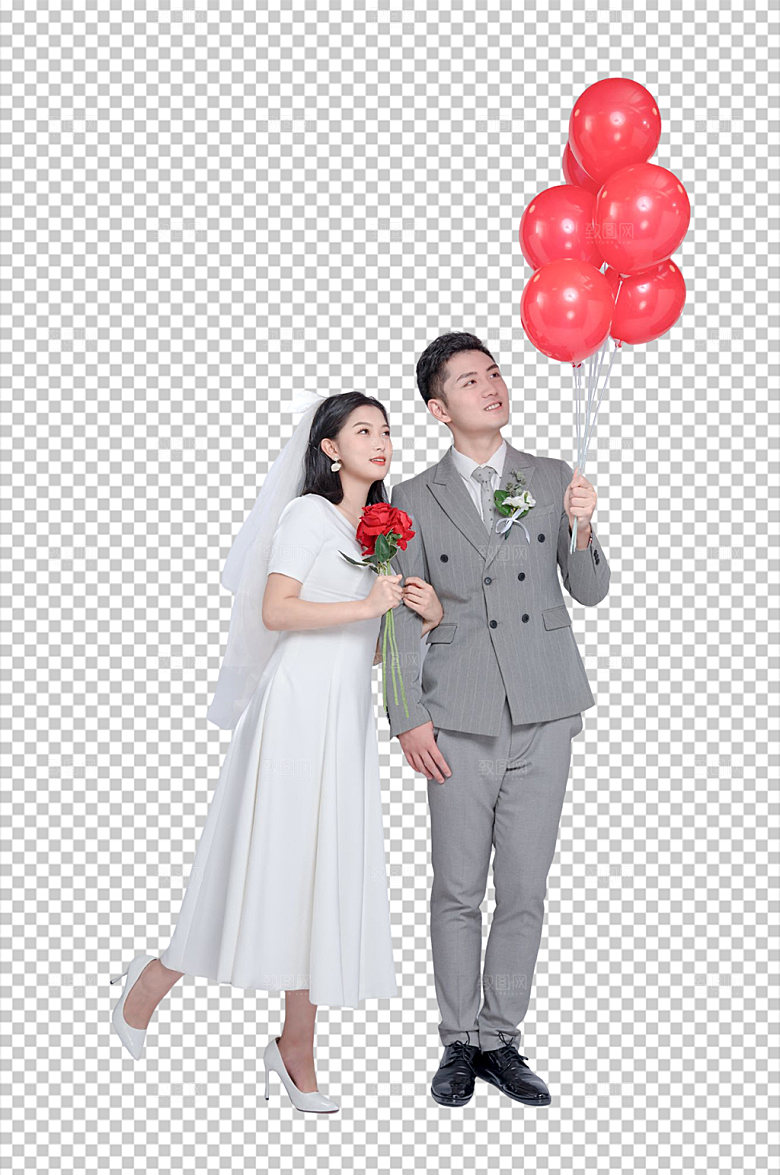 甜蜜婚礼男女人物高端G摄影照