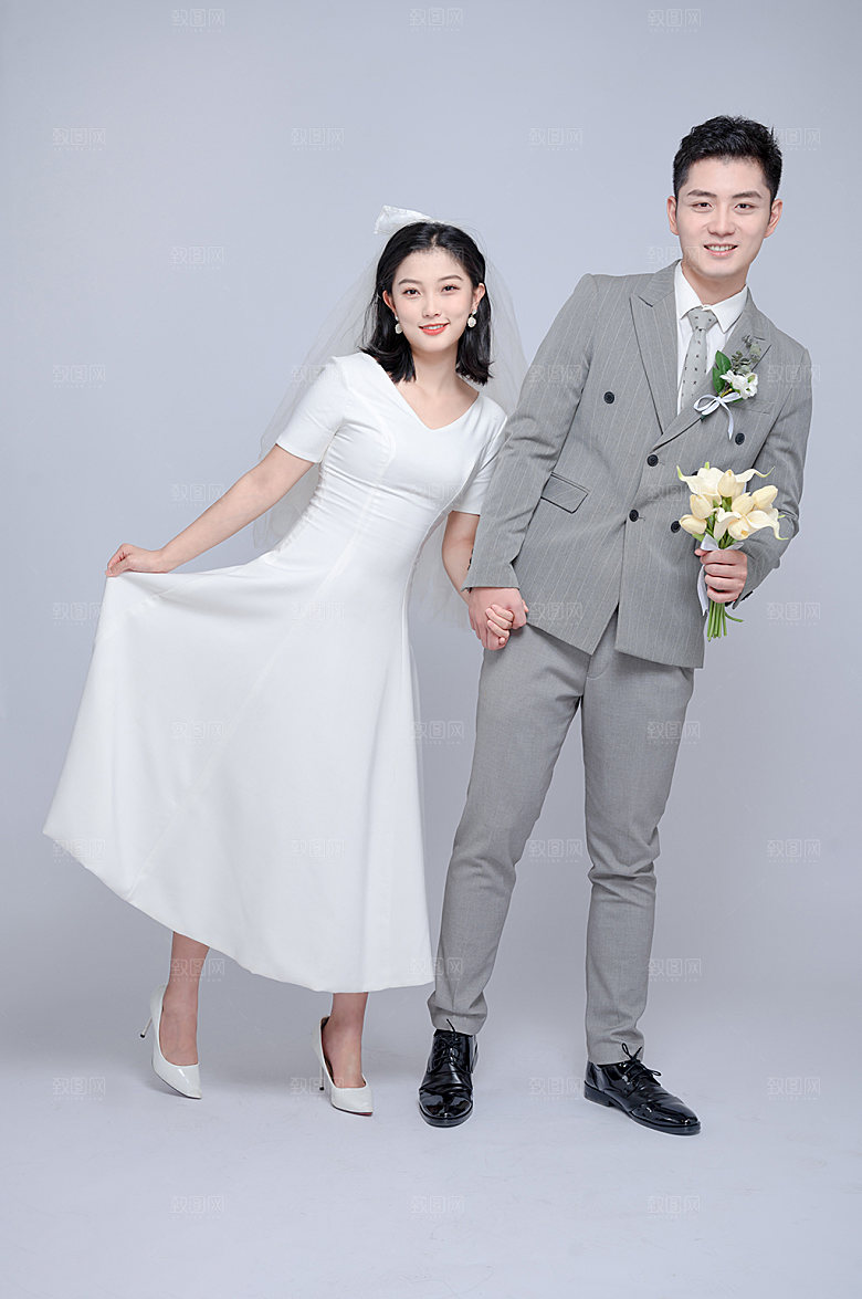 创新婚礼男女人物高清摄影图