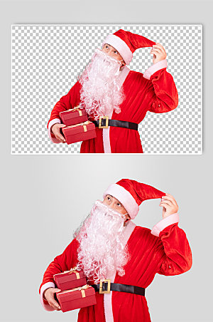 高清圣诞节人物PNG创意摄影图片