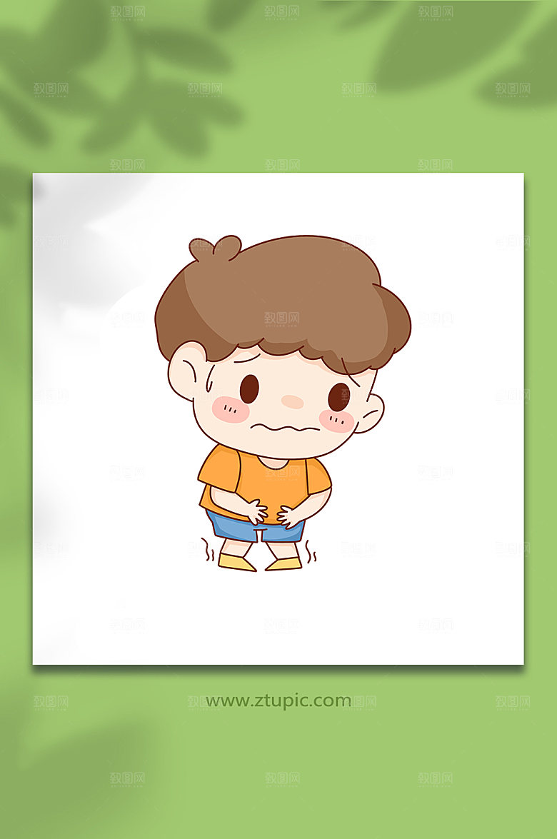 上厕所文明如厕时尚人物插画