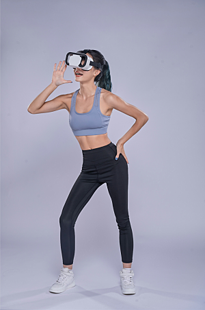 唯美VR眼镜格斗运动精修摄影图片