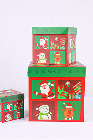 圣诞节物品圣诞礼盒元素摄影图片