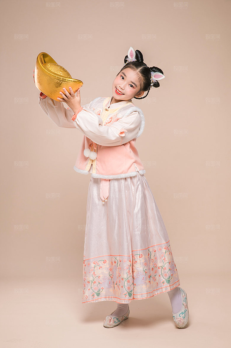 创意贺岁春节人物摄影图片