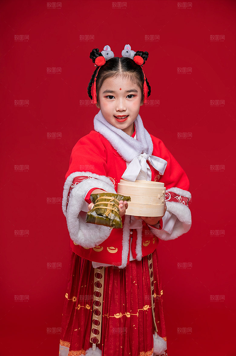 个性兔年儿童人物摄影图精修
