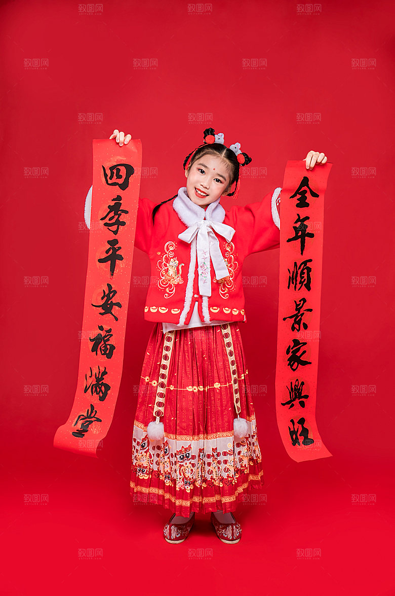 创意兔年儿童人物摄影图精修