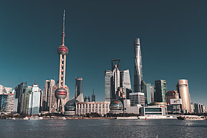 上海陆家嘴金融中心摄影图