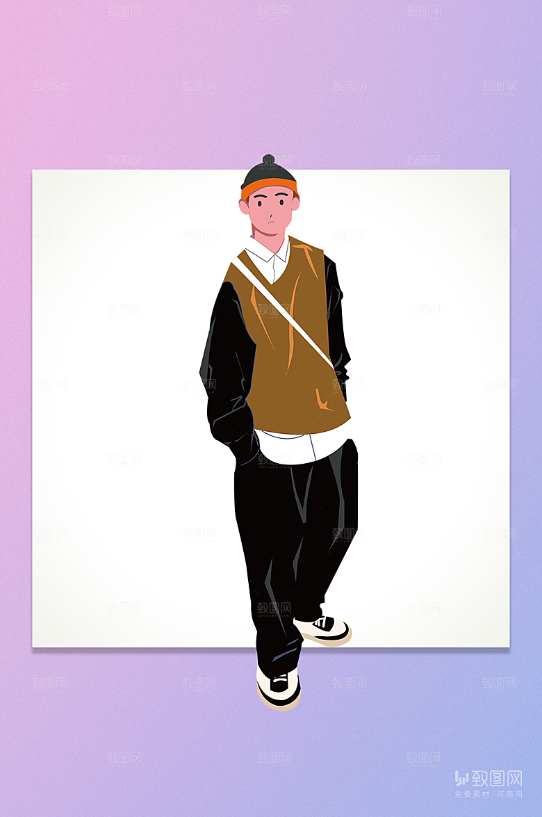 扁平风人物设计创意