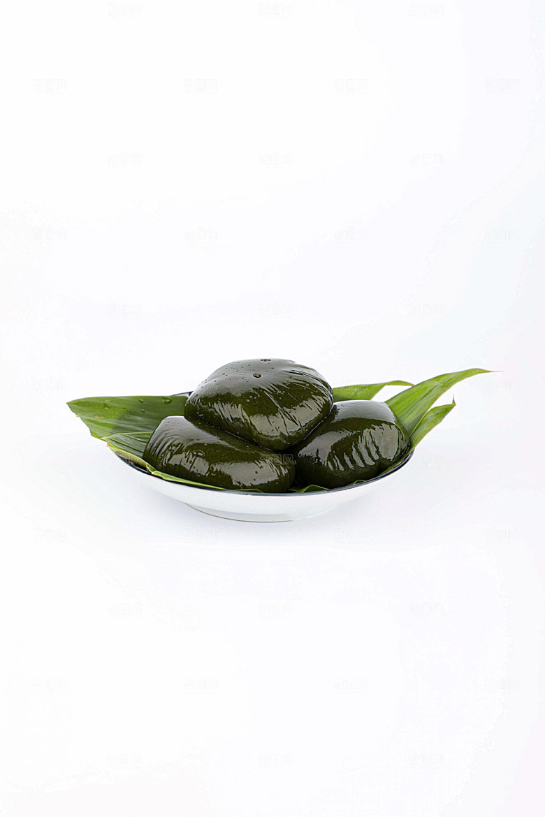 清明青团静物摄影图