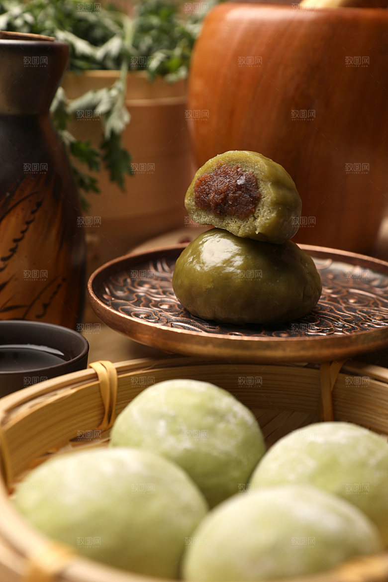 青团清明美食摄影图