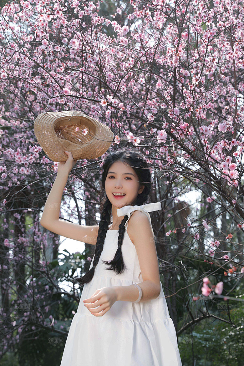 花季少女人像摄影图