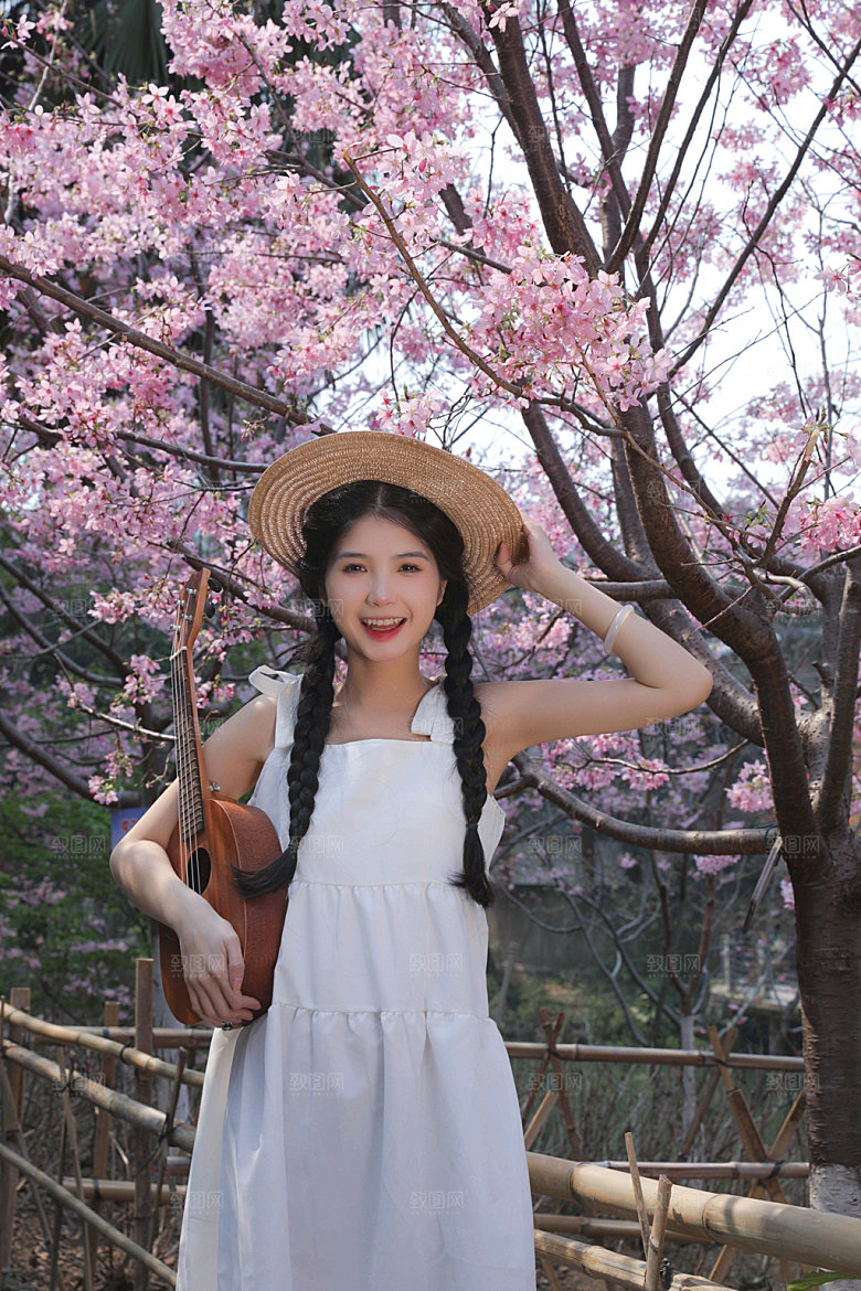 花季少女小清新人像摄影图